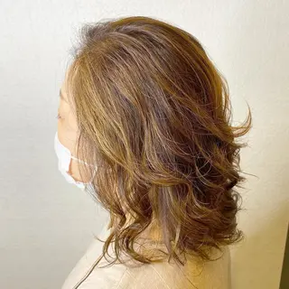 カラー 目黒 優衣のヘアスタイル