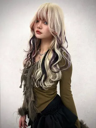 ロング カラー 永田 雄真のヘアスタイル