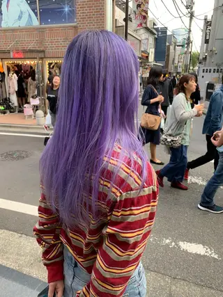 セミロング カラー ピンクベージュ/新潟 万代/高橋桃葉🍑のヘアスタイル