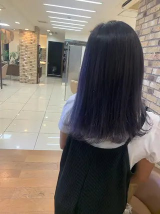 セミロング カラー ママ美容師まつげ 🤍まき🤍のマツエク・マツパデザイン