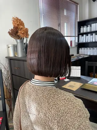 ショート 韓国ボブ👩🇰🇷 小野絢未のヘアスタイル