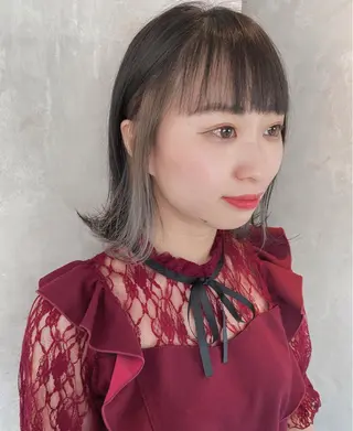 ショート カラー ヘアアレンジ stylist/蛯谷 珠里のヘアスタイル
