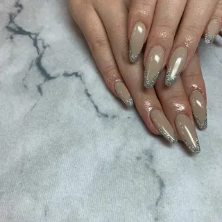 ネイル ネイルリボン 受付スタッフのネイルデザイン