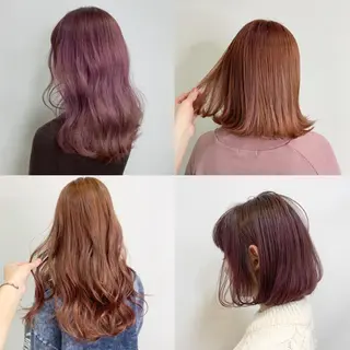 セミロング レイヤー×縮毛矯正 深見 拓のヘアスタイル