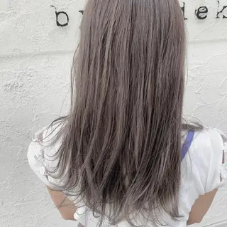 ミディアム カラー 髪質改善色素改善特化 keiのヘアスタイル