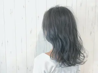 セミロング カラー [店長]加地 峻のヘアスタイル