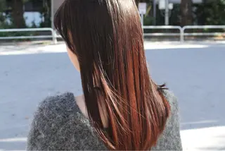 セミロング otto所属・福島フミヤ /縮毛矯正/立川のヘアスタイル