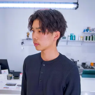 パーマ メンズ 吉田 みき ｜磐田｜メンズサロンのヘアスタイル