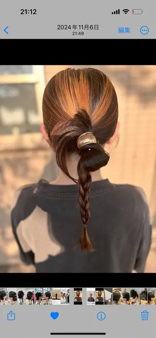 セミロング ラブズラフズ小倉魚町店所属・Nanako Miyazakiのヘアスタイル