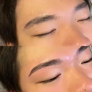 メンズ アイブロウ 🤍ྀི束感まつげ 佐藤ももか🤍ྀིのマツエク・マツパデザイン