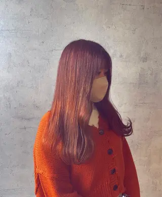 ロング カラー 唐澤 千尋のヘアスタイル