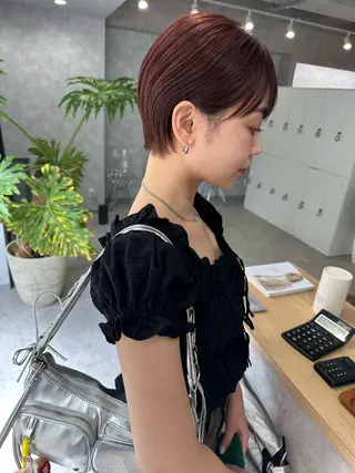 ショート カラー Libelle hair salonのヘアスタイル