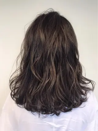 ミディアム カラー 【azure横浜】 🧸misaki🌸のヘアスタイル