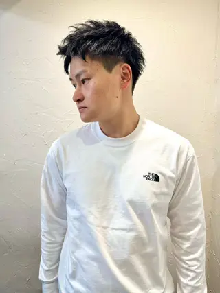 ショート パーマ メンズ 【池袋/スパイキー ショート】ⓝⓘⓜⓤのヘアスタイル