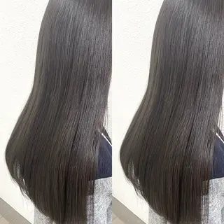 ロング 吉田 和/縮毛矯正/ ダブルカラーのヘアスタイル