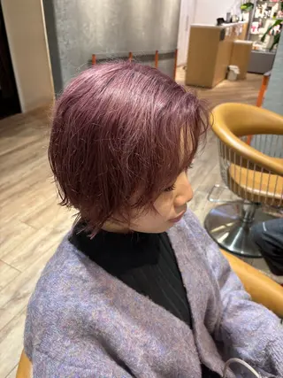 ショート カラー FacedecoAVEDA所属・【メンズ特化】新井 輝☆韓国ヘアー☆のヘアスタイル