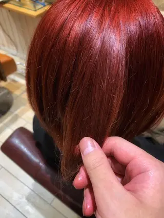 ショート カラー 新宿/韓国レイヤー 髪質改善カラー/角所のヘアスタイル