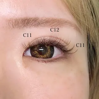 マツエク・マツパ Veil chihiroのマツエク・マツパデザイン