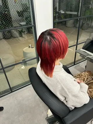 カラー 写真映えする ブリーチ🤩店長レンのヘアスタイル