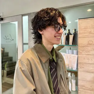 メンズ 谷昂将　メンズ梅田 /パーマ/毛流れのヘアスタイル