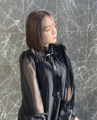 ミディアム チダアキフミ Ash大森のヘアスタイル