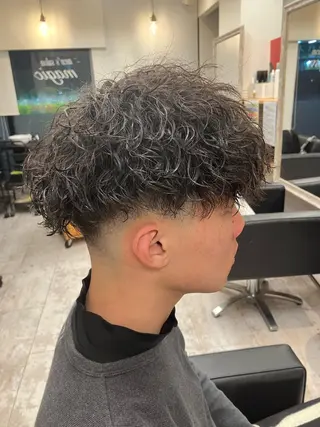 パーマ メンズ メンズ特化/パーマ/ フェードWATARUのヘアスタイル