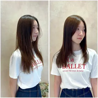 セミロング on HAIR SALON所属・吉井　／髪質改善 on/キャナル博多のヘアスタイル