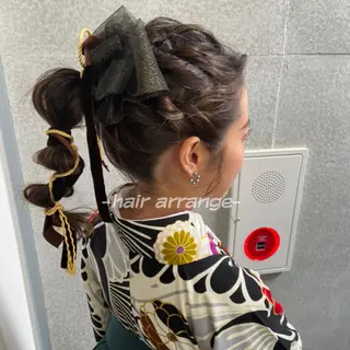 ロング カラー パーマ ヘアアレンジ メンズ キッズ ネイル マツエク・マツパ 横浜Bob美容師🤎 ERINAのヘアスタイル