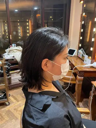ミディアム stylist YUTOのヘアスタイル