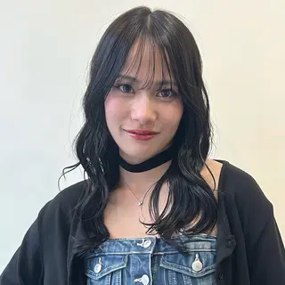 セミロング カラー BIGOUDI  salon所属・ブリーチなし/ ベージュ/ayumuのヘアスタイル