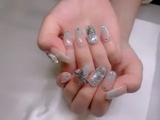 ネイル ETERNA Nail 銀座店【パラジェル/フィルイン/チップ長さだし/マグネット/ニュアンス】所属・ア カリのネイルデザイン