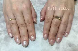 ネイル ネイルリボン 笠井のネイルデザイン