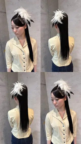 ヘアアレンジ 女性に人気♪ はやしほのかのヘアスタイル