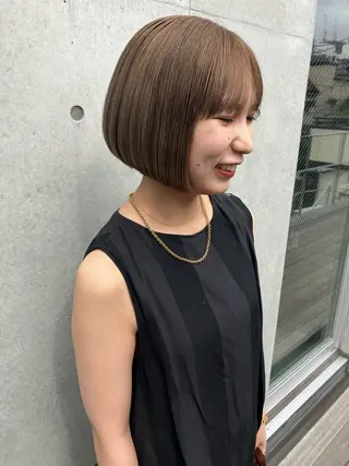 ショート 似合わせカットカラー 👩MINAのヘアスタイル