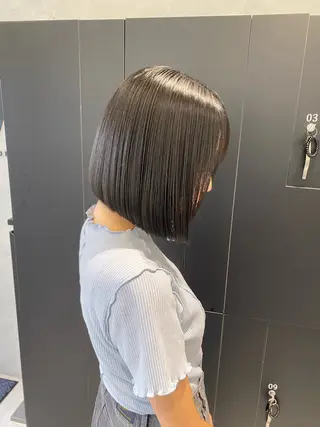 ショート カラー 髪質改善絹髪質感TR レイヤーカット/熊澤のヘアスタイル