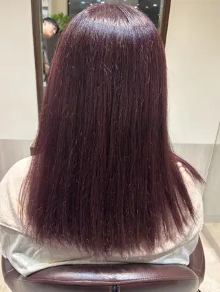 セミロング カラー チハル🌙 カラー🌙ヘアセットのヘアスタイル