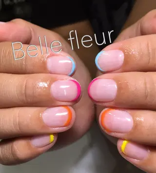 ショート ネイル Belle fleurのネイルデザイン