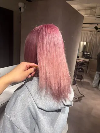 カラー Seleneコウキ ブリーチ/ハイトーンのヘアスタイル