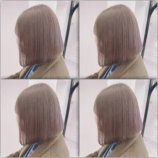 ミディアム カラー ヘアアレンジ ダブルカラー 韓国ヘアKYONのヘアスタイル