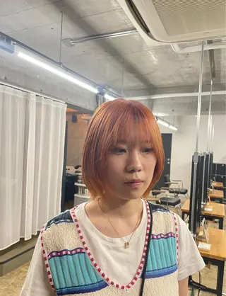 ショート カラー レイヤー/透明感 カラー ☽EMIRIのヘアスタイル