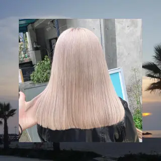ミディアム カラー パーマ ヘアアレンジ メンズ キッズ ネイル マツエク・マツパ アイブロウ ハイトーンNo.1 👩🏼NaGiSaのヘアスタイル