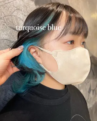 ミディアム カラー Kana 🍋 ハイトーン【高円寺】のヘアスタイル