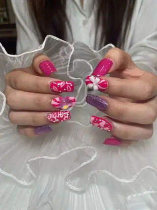 ネイル ‪るか/‪透明感 カラー/アレンジのヘアスタイル