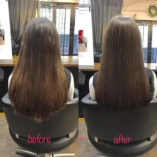 ロング 縮毛矯正&髪質改善 MAILHAIRのヘアスタイル