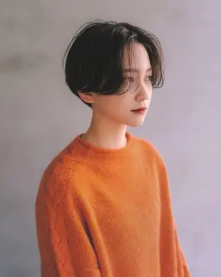 ショート 人見知りさんでも安心 奥田 里佳子のヘアスタイル