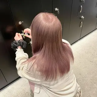 ロング カラー パーマ ヘアアレンジ メンズ キッズ ネイル マツエク・マツパ Lani5710所属・🧸ハイトーン🧸 ゆっきー🧸のヘアスタイル