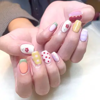 ネイル 新井 ひなののネイルデザイン