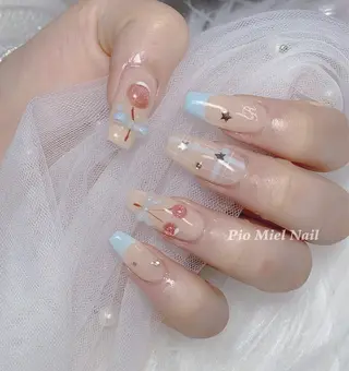 ネイル HANA 長さだしのネイルデザイン