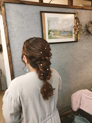 ヘアアレンジ HempBeauty 浅野アサミのヘアスタイル