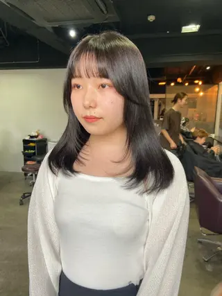 ロング カラー 地毛風艶カラー🌿 喜多夏海のヘアスタイル